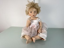  Künstlerpuppe Pamela Erff Porzellan Puppe 60 cm Top Zustand   