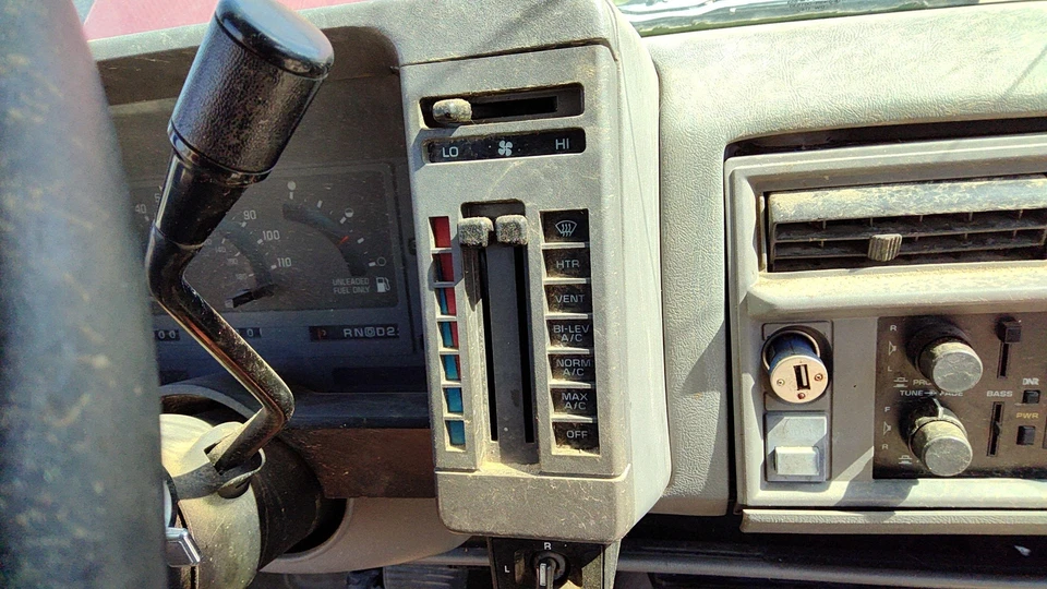 1988-1994 S10 Blazer модуль контроля температуры в приборной панели нагреватель переменного тока головка блока оригинальный - Изображение 3 из 4