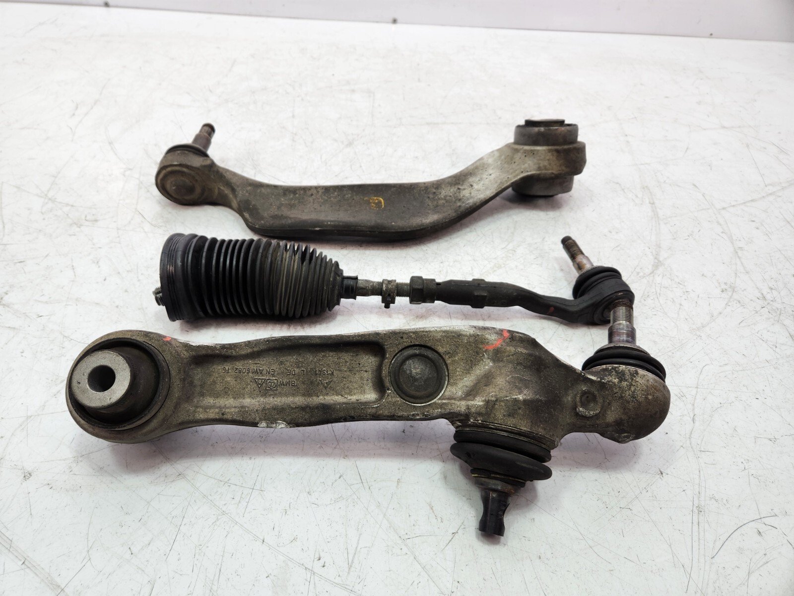 ✅ 10-14 OEM Rolls-Royce Ghost RR4 Front Left Driver Control Arm W/ Tie Rod SET