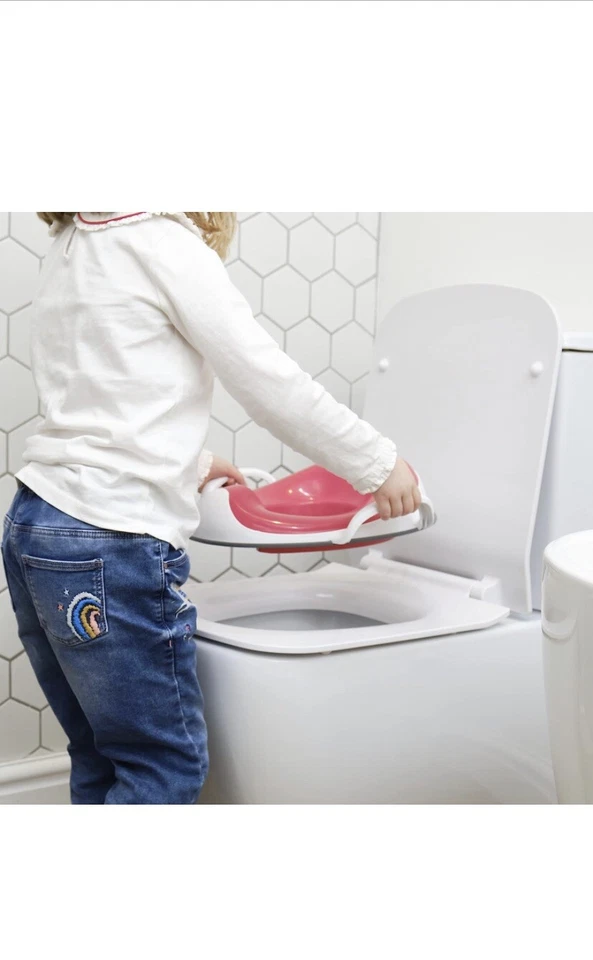 Asiento de entrenador de inodoro portátil Prince Lionheart Tinkle To Go para niños/niños 18 m+ Foto 2 de 4