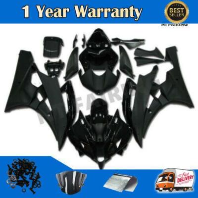 Fit for Yamaha YZF 2006-2007 R6 ABS Matt Black Injection Fairing Body ...