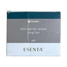 NEW 25 ConvaTec 423392 Esenta Skin Barrier Wipes Sting Free