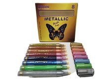 I CREATE Acrylic Pens  Metallic Colours - 8 Pack