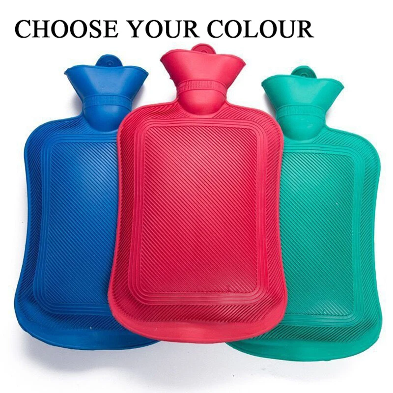 Hot Water Bottle Hand Feet Warmer Water Bag Bed Warmer Durable Convenient  Solid | eBay