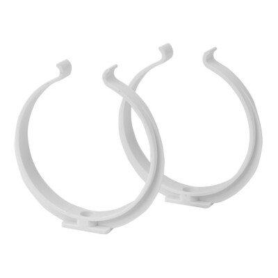 2 x Kanal Rohrwinkel 100 mm rund Lüftungsrohrschelle Clip Kanalhalter