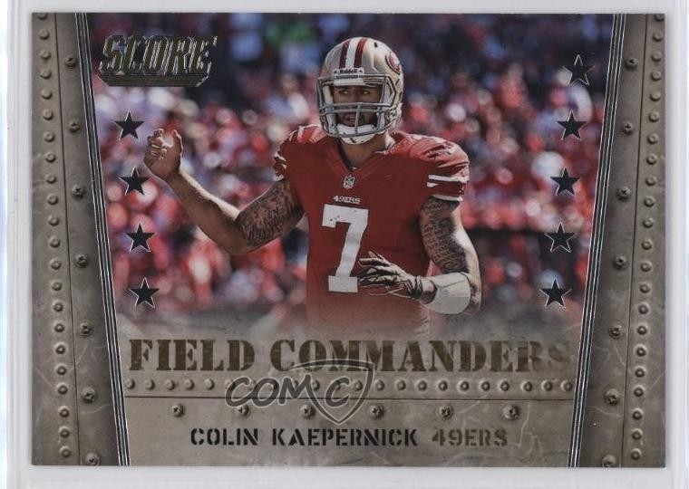 2014 Score Field Commanders Colin Kaepernick #FC3 07v8