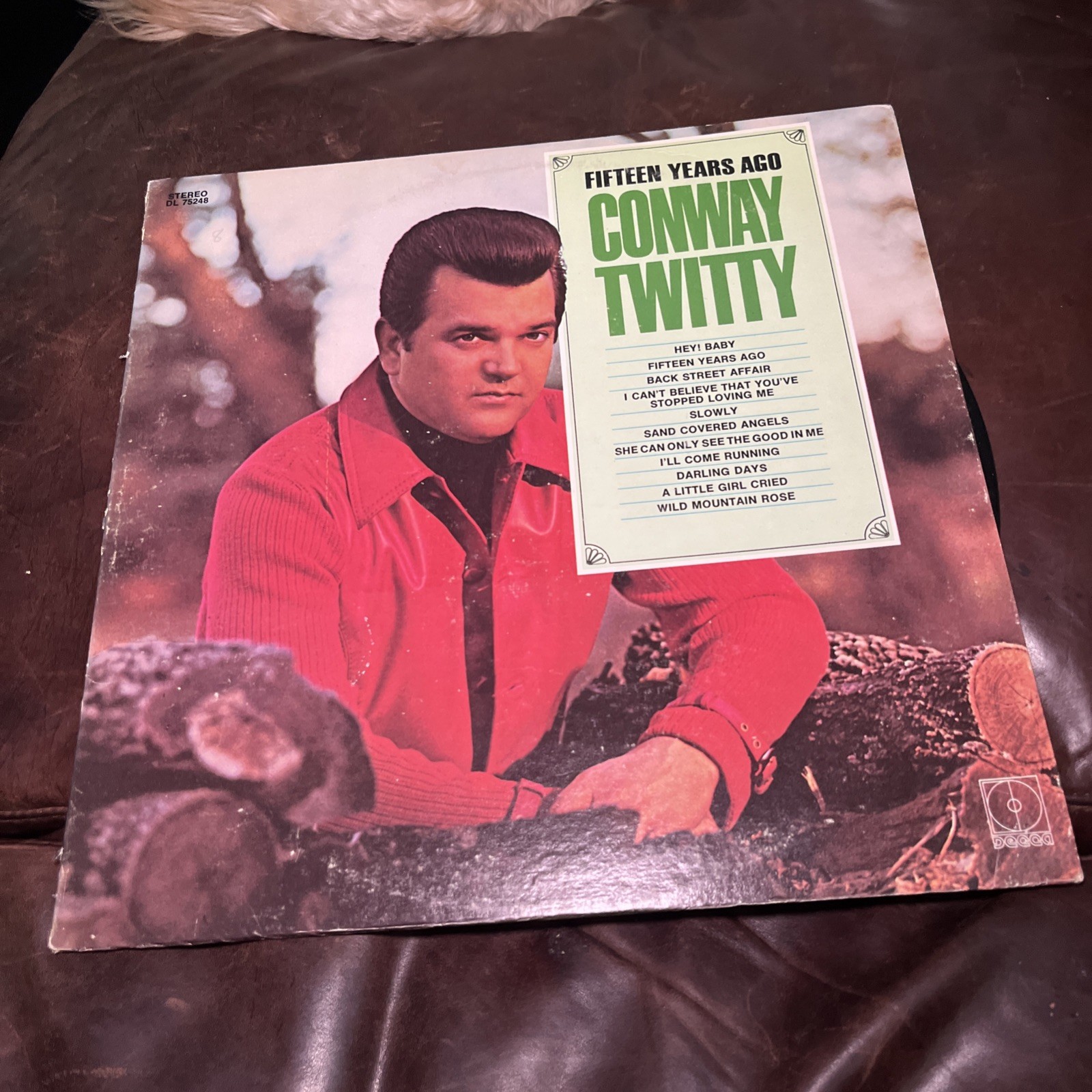 Conway Twitty "Fifteen Years Ago" Vinyl LP Original 1970