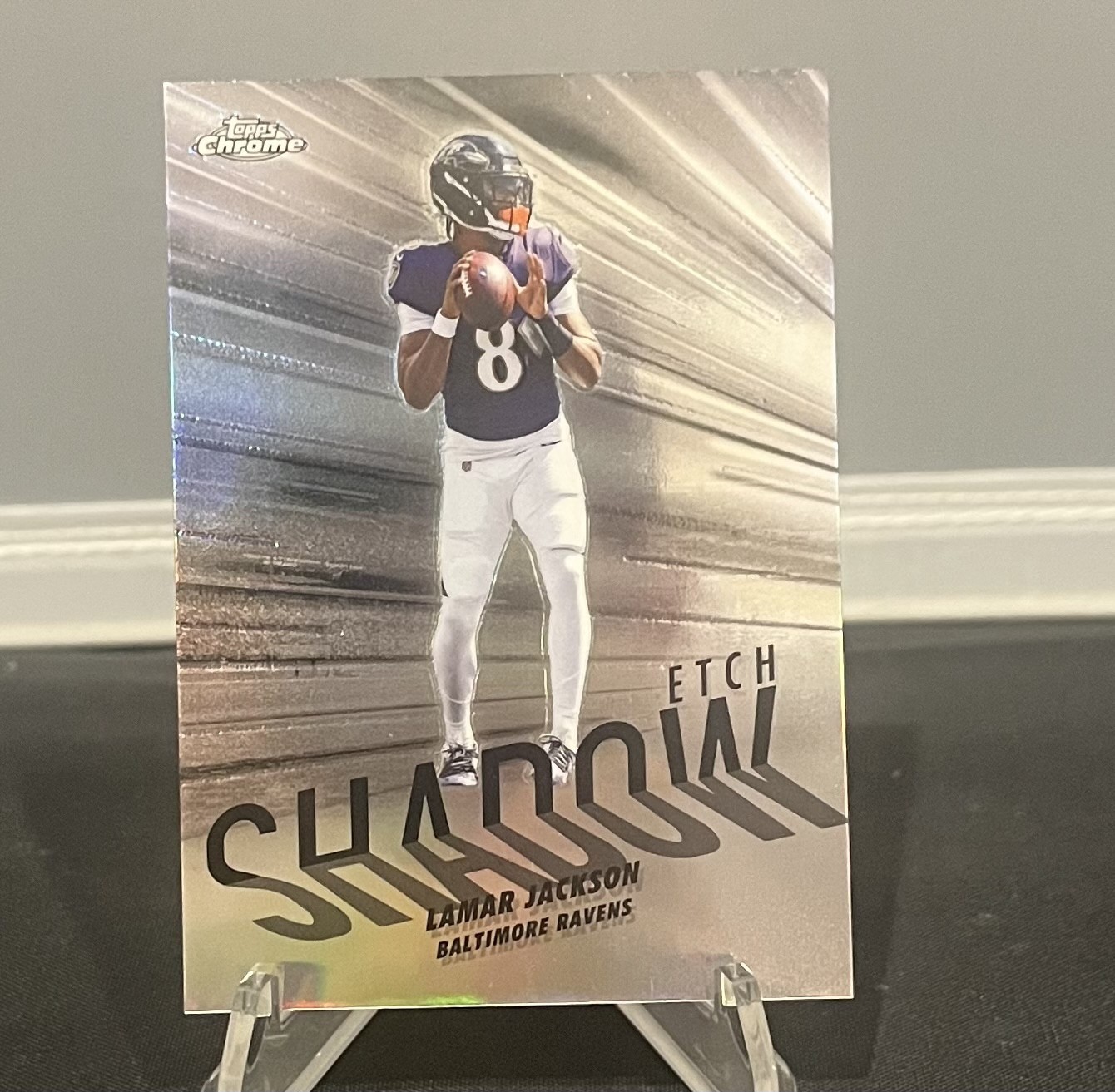 2025 Topps Chrome - Shadow Etch Lamar Jackson #SE-3 🔥🔥🔥