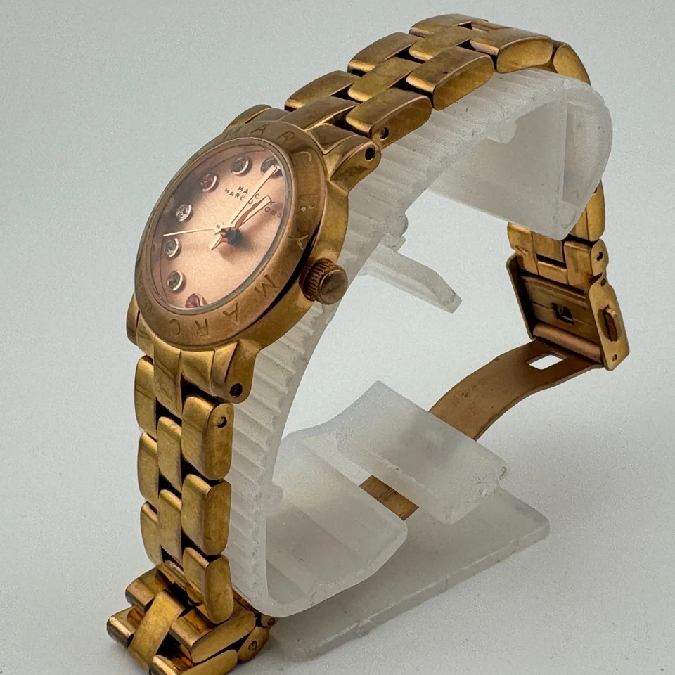 Reloj de Cuarzo Marc Jacobs MBM3148 Mujer 50m Tono Oro Rosa Acero Nuevo Batería 5.75" Foto 4 de 4