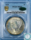 1925 Peace Dollar PCGS MS65 w/CAC - Stunning Pastels & Golds!!!