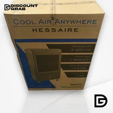 Hessaire 5,300 CFM 3-Speed Portable Evaporative Air Cooler (Swamp Cooler)