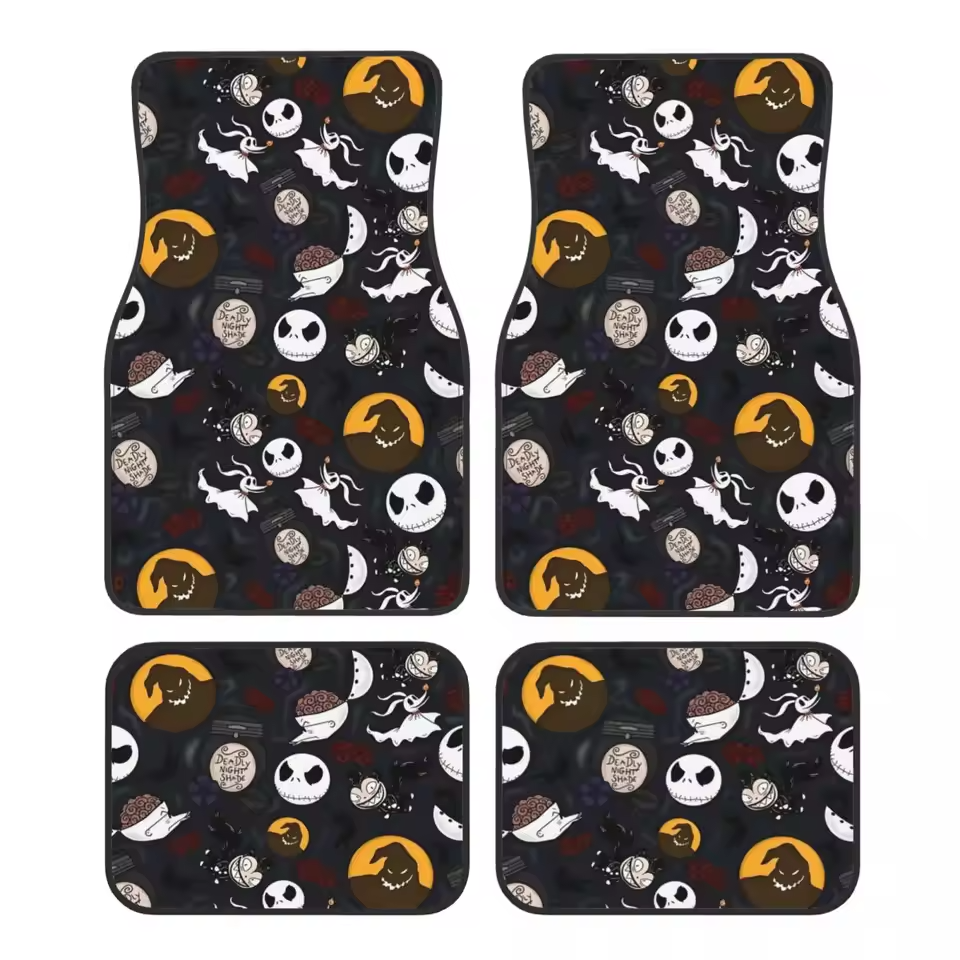 The Nightmare Before Christmas Universal Fit Car Floor Mats Waterproof Car Carp