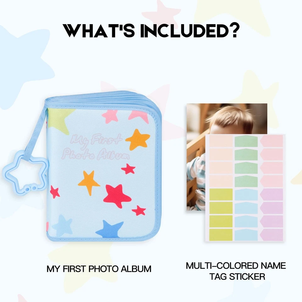Baby's My First Photo Album for Baby Holds 21 fotos 4x6, álbum de fotos de bebé So... Foto 2 de 4