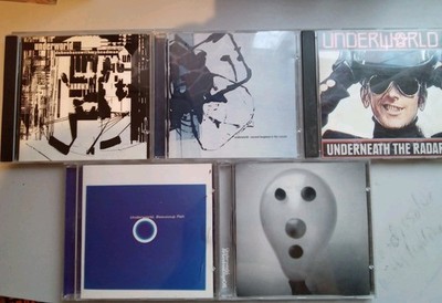 Underworld CD Lot x5 Beaucoup Fish, Radar, Dubnobasswithmyheadman, Second Tough
