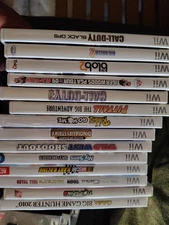 Lot Of 14 Wii game Cases And Manuals Only No Games