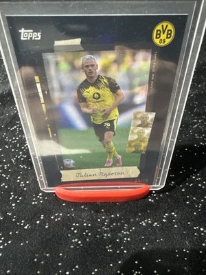 Julian Ryerson - NUMMERIERT 06/10 - Topps Focus Borussia Dortmund 2025/26 #SN-JR