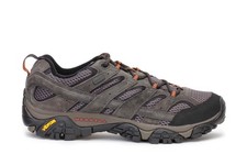 Merrell Moab 2 Waterproof Hiking Shoes Beluga Gray Black J06029 Men's Size 11
