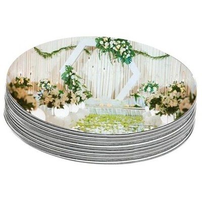 12 Pack Acrylic Round Mirrors Non Glass Centerpiece Table Decorations Round 