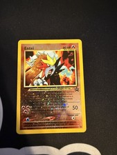 Mega Lucario Ex SEALED Entei 34 Black Star Promo Reverse Holo Pokemon Card   Near Mint Condition Entei Holo
