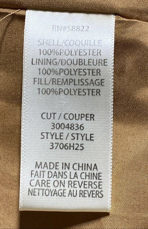 Chaqueta acolchada con capucha estampado geométrico Max Studio London nueva con etiquetas para mujer L Foto 4 de 4