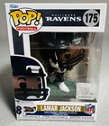 LAMAR JACKSON FUNKO POP #175 BALTIMORE RAVENS NFL QUARTERBACK FOOTBALL