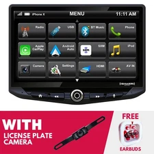 Stinger UN1810 10" Multimedia (Does Not Play CD) & License Plate Camera