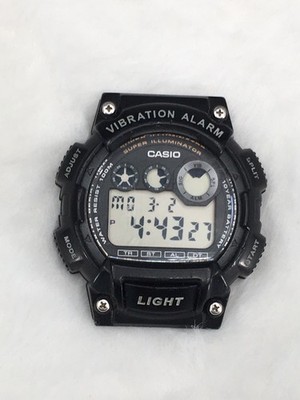 Casio Super-Illuminator W-735H Module 3416 with Vibration Alarm