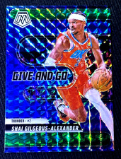 2024-25 Mosaic #2 Shai Gilgeous-Alexander Give And Go Green Mosaic Prizm