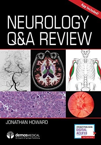 NEUROLOGY Q&A REVIEW (BOOK + FREE APP) By Howard Jonathan Md Excellent Condition