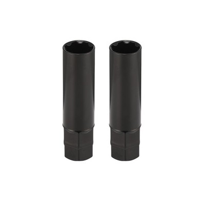2pcs Black Socket Key Tool for 7 spline Lug Nuts | 19mm, 3/4'', 21mm, 13/16'' 2X