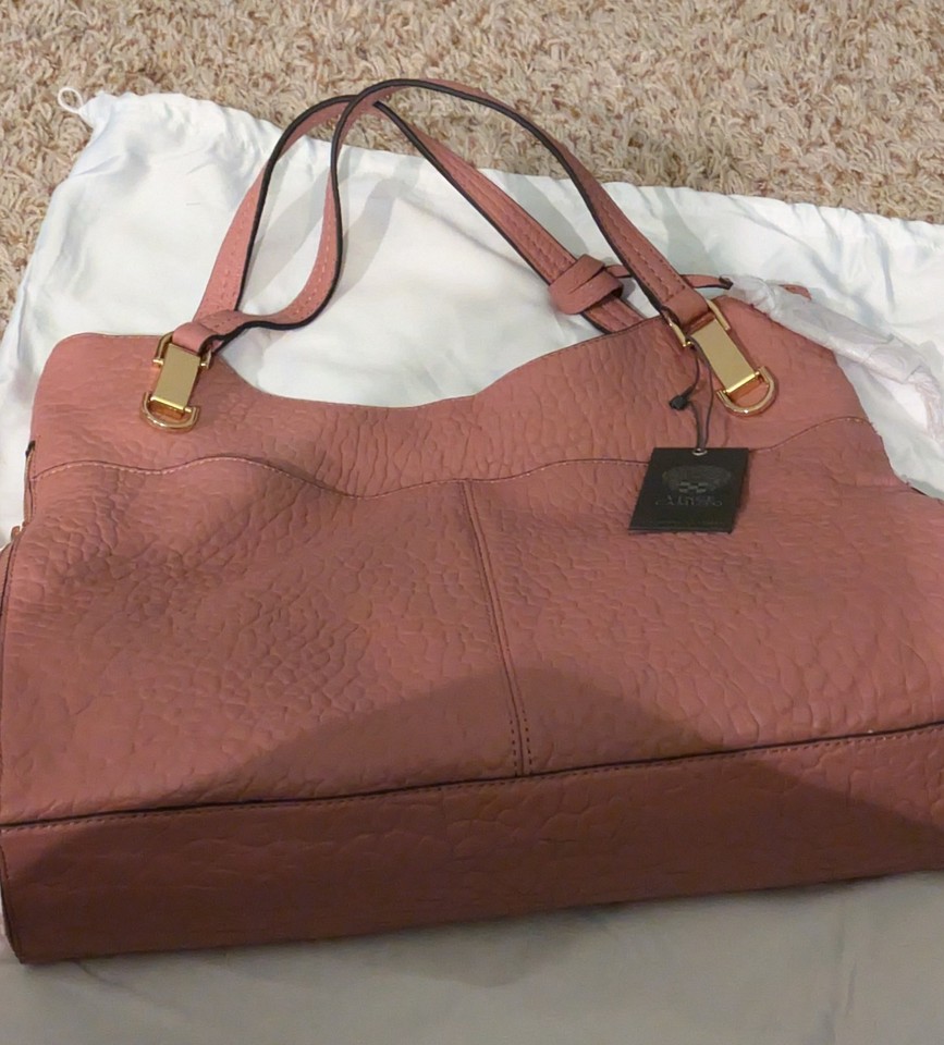 New! Vince Camuto Pebbled Leather Handbag | eBay