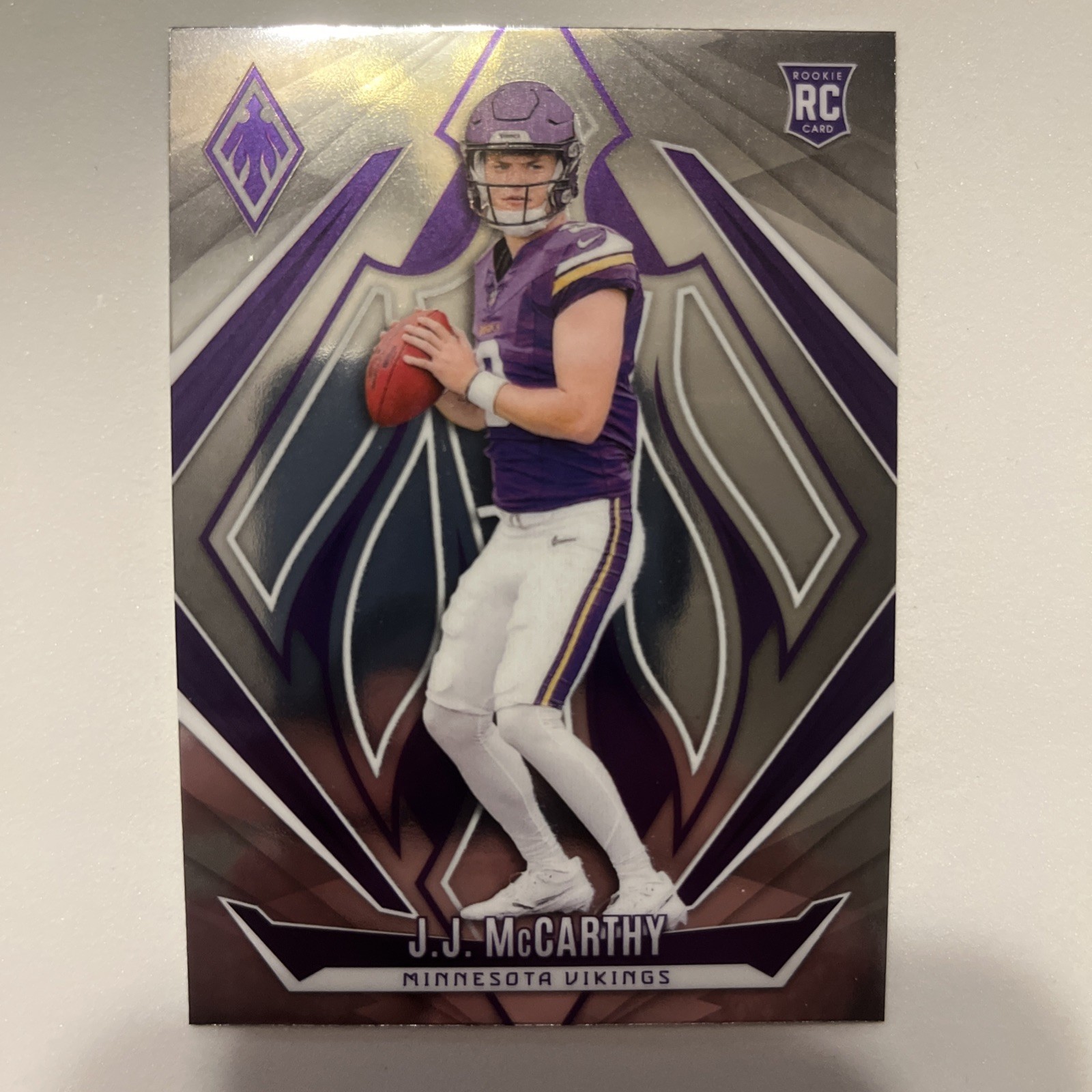 2024 Panini Phoenix - Rookies J.J. McCarthy #185 (RC) Vikings Rookie Card