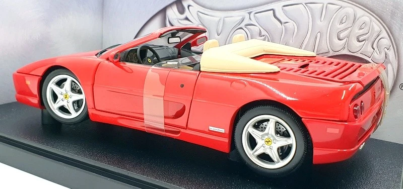 Hot Wheels 1/18 Scale Diecast - 25733 Ferrari F355 Spider - Red - Image 2 of 4