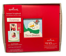 Hallmark Christmas Instant Scrapbook NEW w/ 20 Embellished Pages