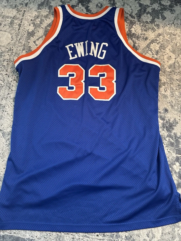 Camiseta deportiva para hombre New York Knicks Patrick Ewing #33 marca NBA Hardwood Classics talla 54 Foto 4 de 4