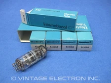 (5) NOS 6AW8A Vacuum Tubes - INTERNATIONAL - KOREA - 1960's/1970's (TESTED!!!)