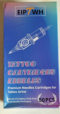 50PCS Assorted Tattoo Cartridges Needles, 12RL RS M1 Round Shader Mixed Size ...
