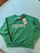 Esprit Women s M Green Crewneck Fleece Sweats...
