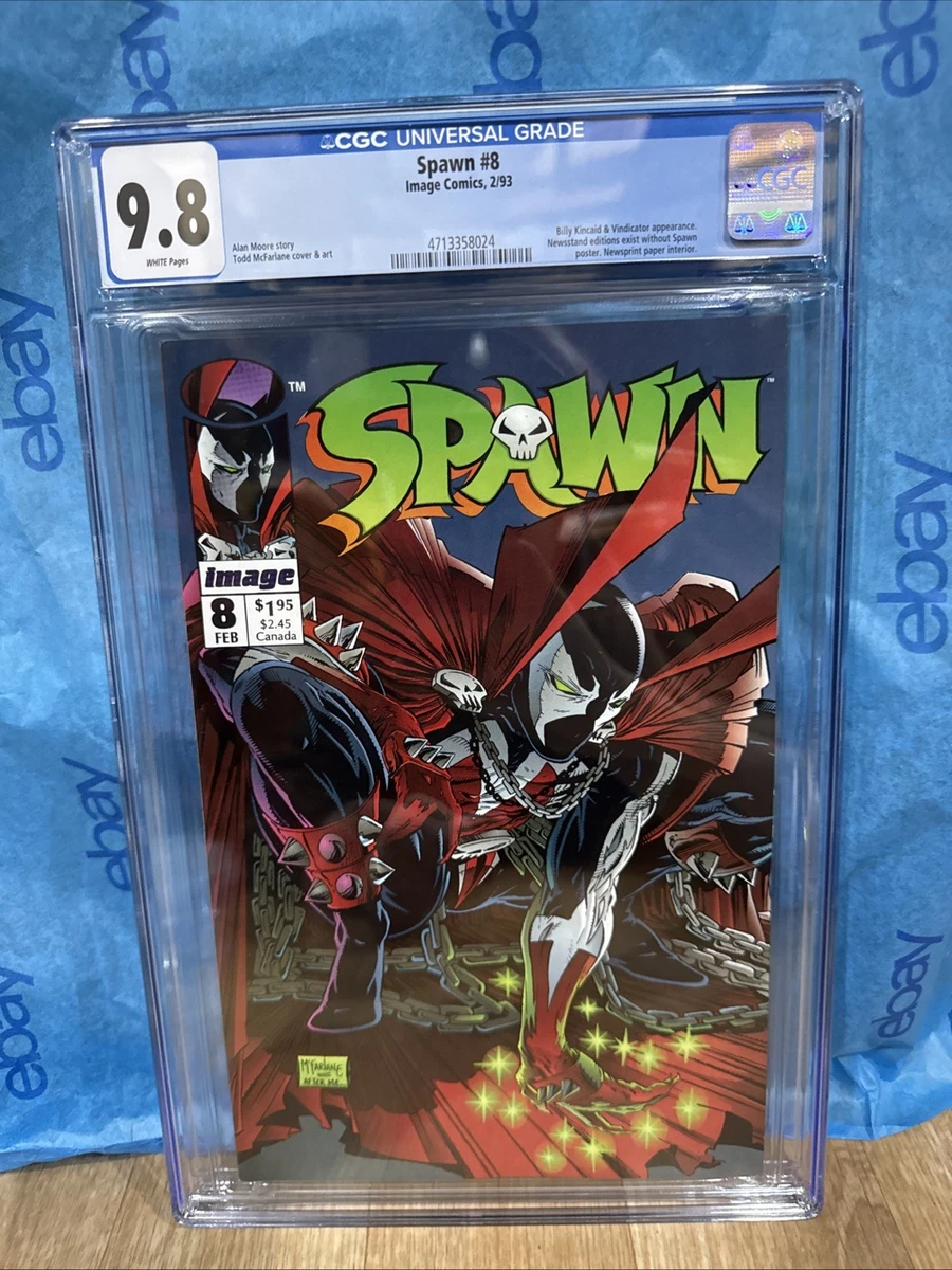 Spawn Certified Guaranty Company (CGC) 9.8 Near Mint/Mint Comics