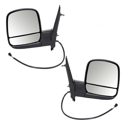 Power Mirror fits 2008-2014 Express 1500 Dual Glass Heated Manual Fold Set