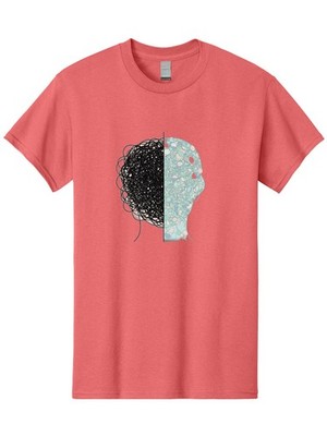 Tangled-Mind Mens Graphic Tee, 100% Cotton, Casual Summer Wear