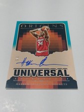 2024-25 PANINI ORIGINS UNIVERSAL LIGHT BLUE AUTO HAKEEM OLAJUWON 5/5 ROCKETS HOF