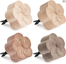 Aroma Wood Essential Oil Diffuser 4 Packs Minimalistic Decor Car Air Freshen