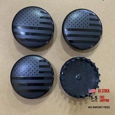 4PCS 83mm 3.25" Black Wheel Center Hub Caps for Sierra Yukon Silverado