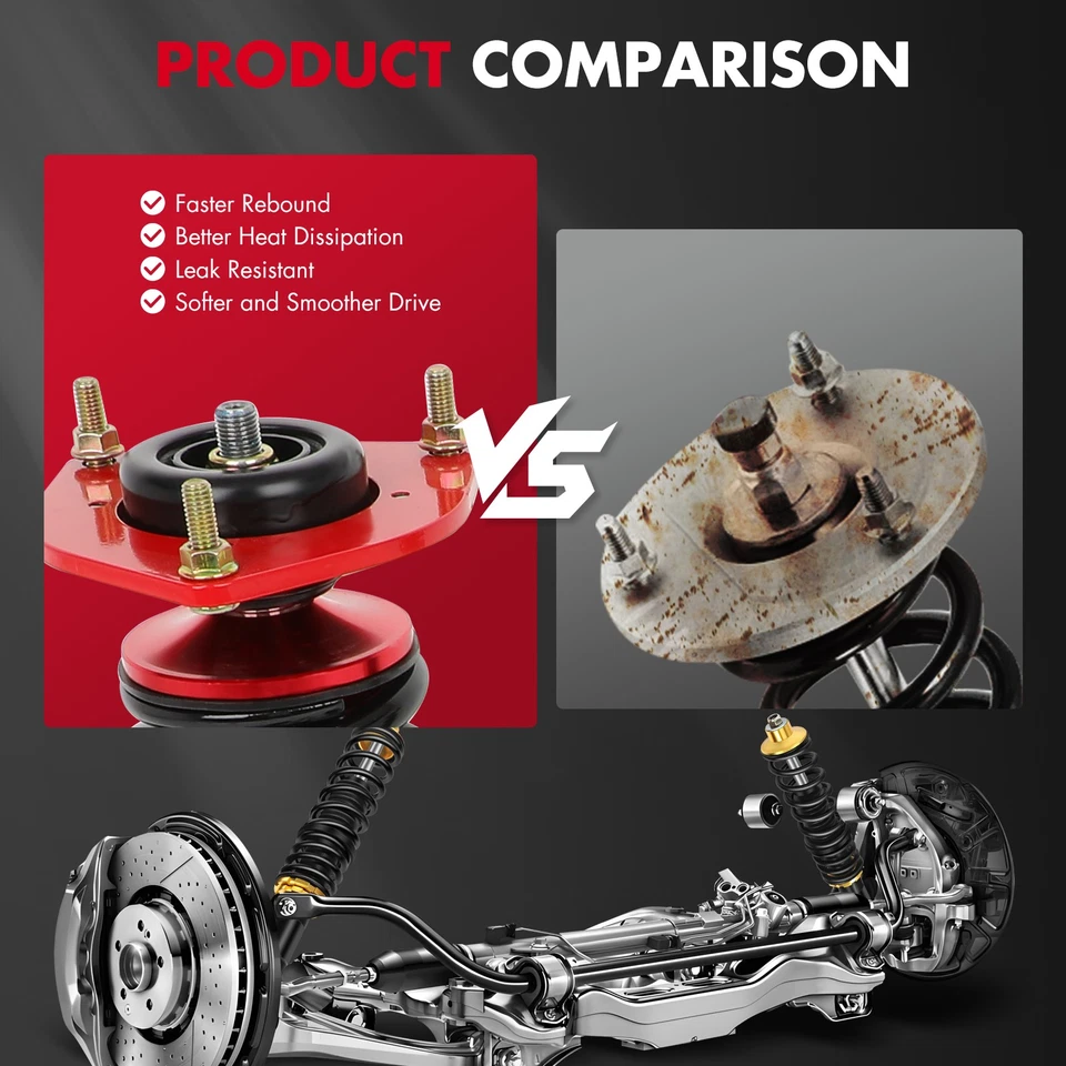 Amortiguador Coilovers para Mini Cooper R56 2007-2015 FWD Suspensión Kit de resorte reductor Foto 4 de 4