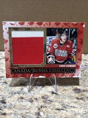 2007-08 In the Game - Canada/Russia Challenge Chris Steward PATCH GOLD /10! OHL