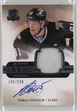 2011-12 Upper Deck The Cup Rookie 143/249 Tomas Vincour #147 Patch Auto 0n64
