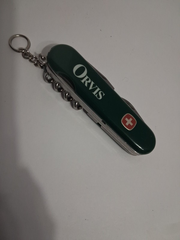 Wenger Swiss Army Knife Green  Engraving  Integra - Vintage M-3