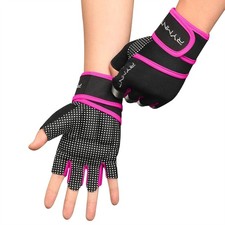 Comfortable Workout Gloves with Half Finger Design  Grip for Fitness Lovers