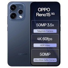 Image of Oppo Reno15 5G (Blue, 12GB RAM 256GB Storage) 7 Gen 4 Processor Global Version.